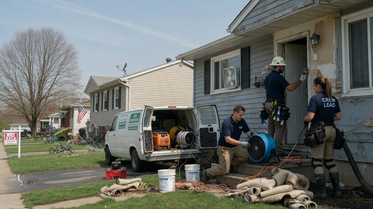 Flood Cleanup in Clarksville, TX near me